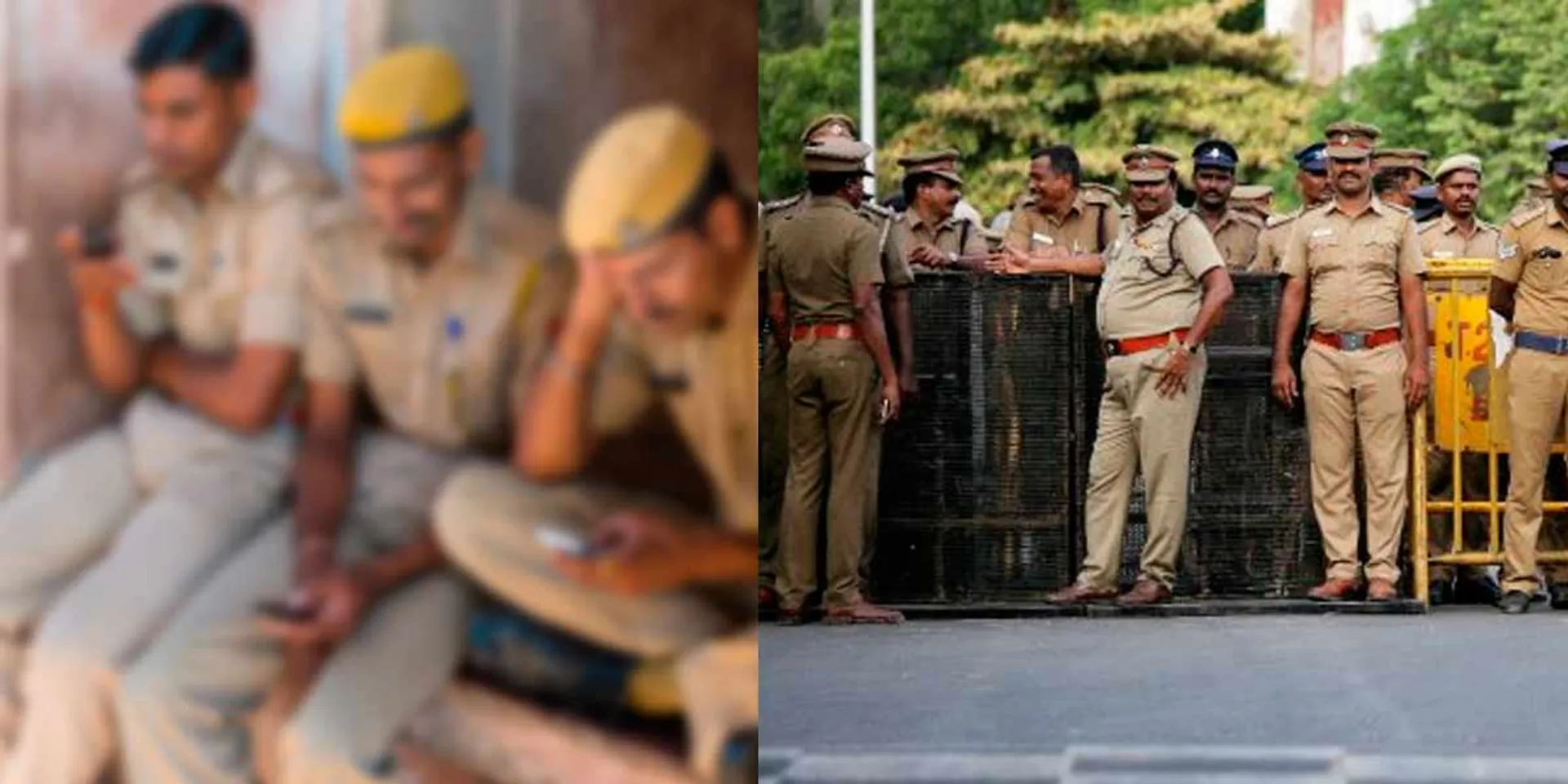 Ban on use of cell phones by police while on duty