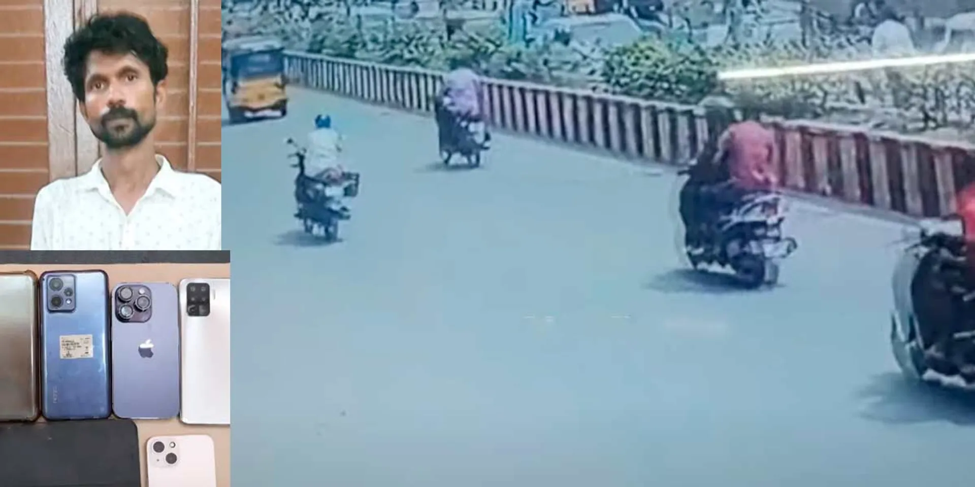 Assistant Inspector Chases iPhone Thief; Paraparab near Madras High Court