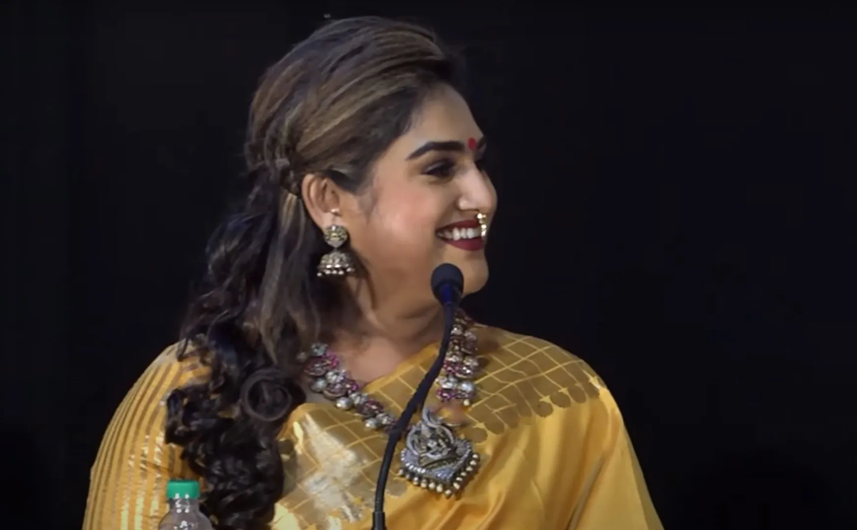 vanitha speech in aneethi press meet 
