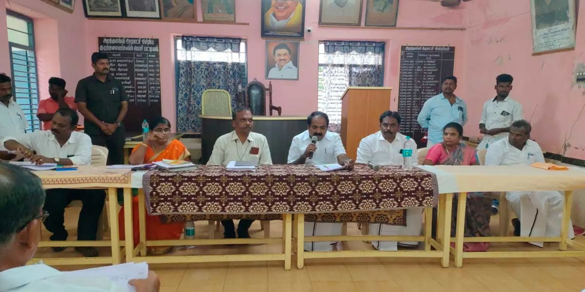 "Take steps to construct new buildings in 27 government schools.." The minister ordered the officials in an emergency review meeting