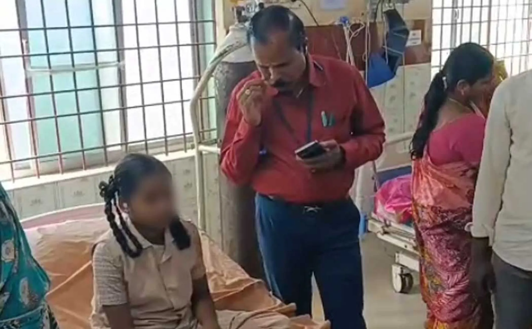  snake bit the student in the toilet of the government school!
