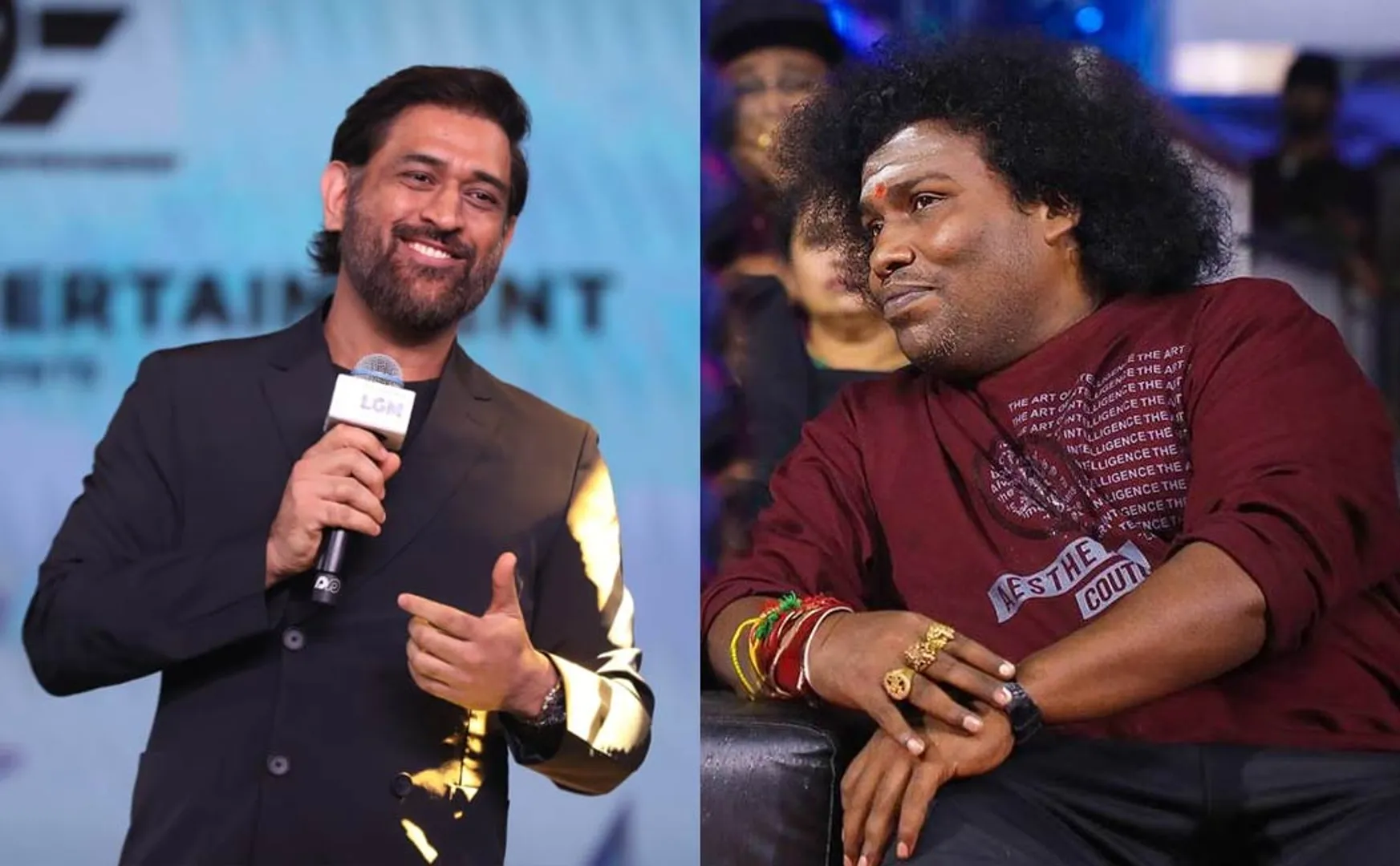 yogi babu about  dhoni 