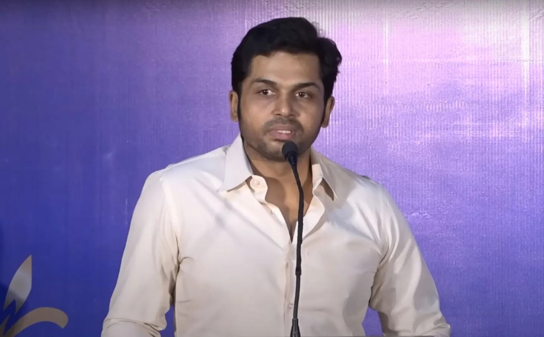 karthi latest speech about students 