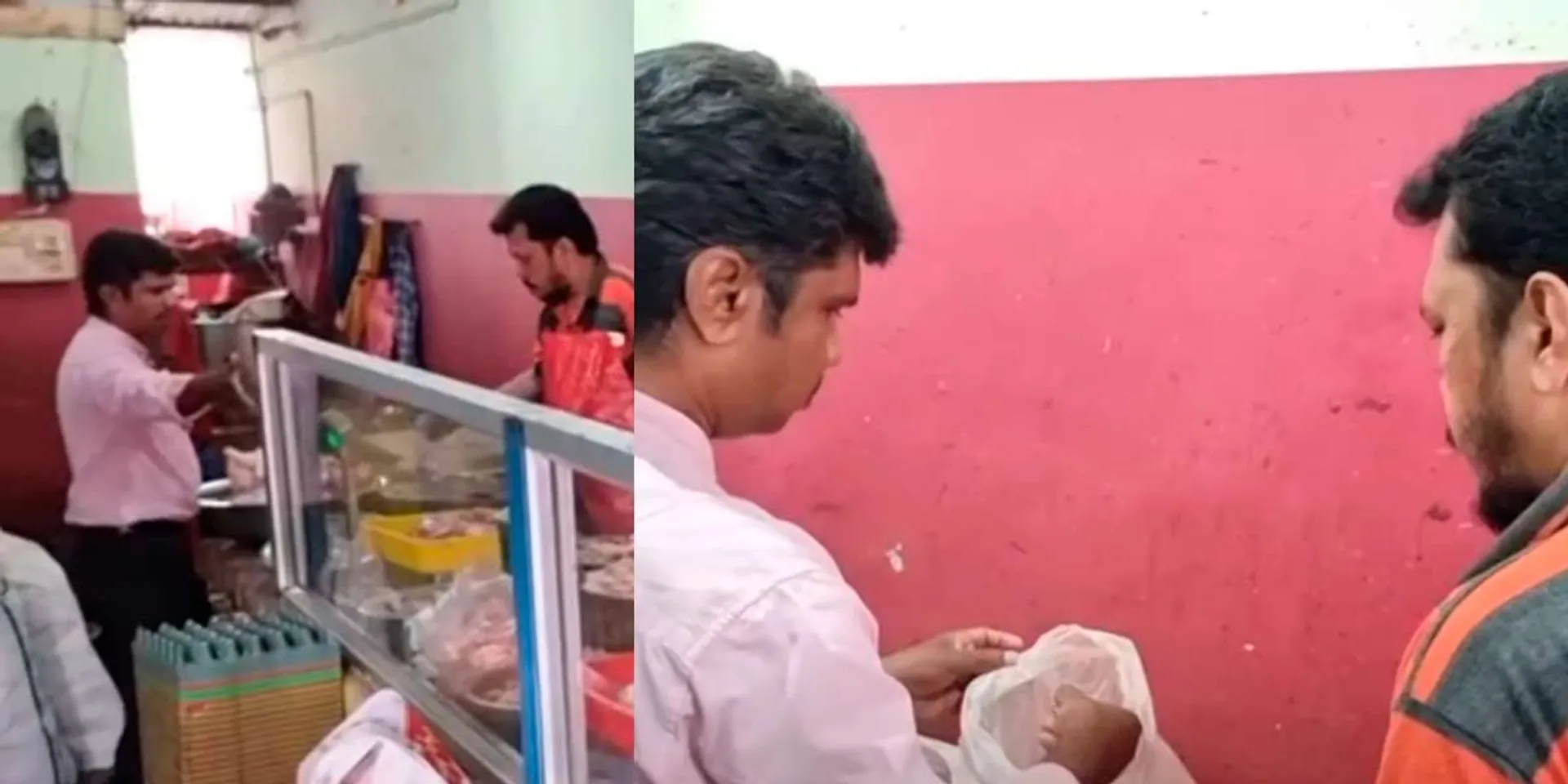 Fines for shops selling spoiled meat; Officials raid in Periyakulam