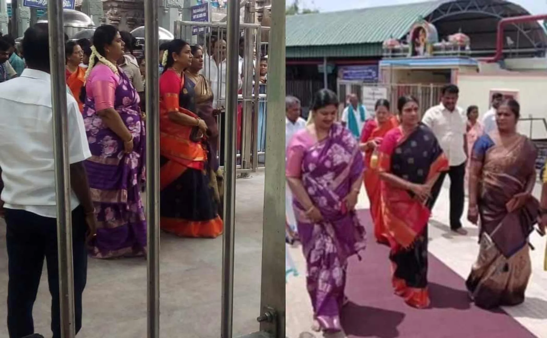 Durga Stalin's Swami Darshan in Palani murugan temple