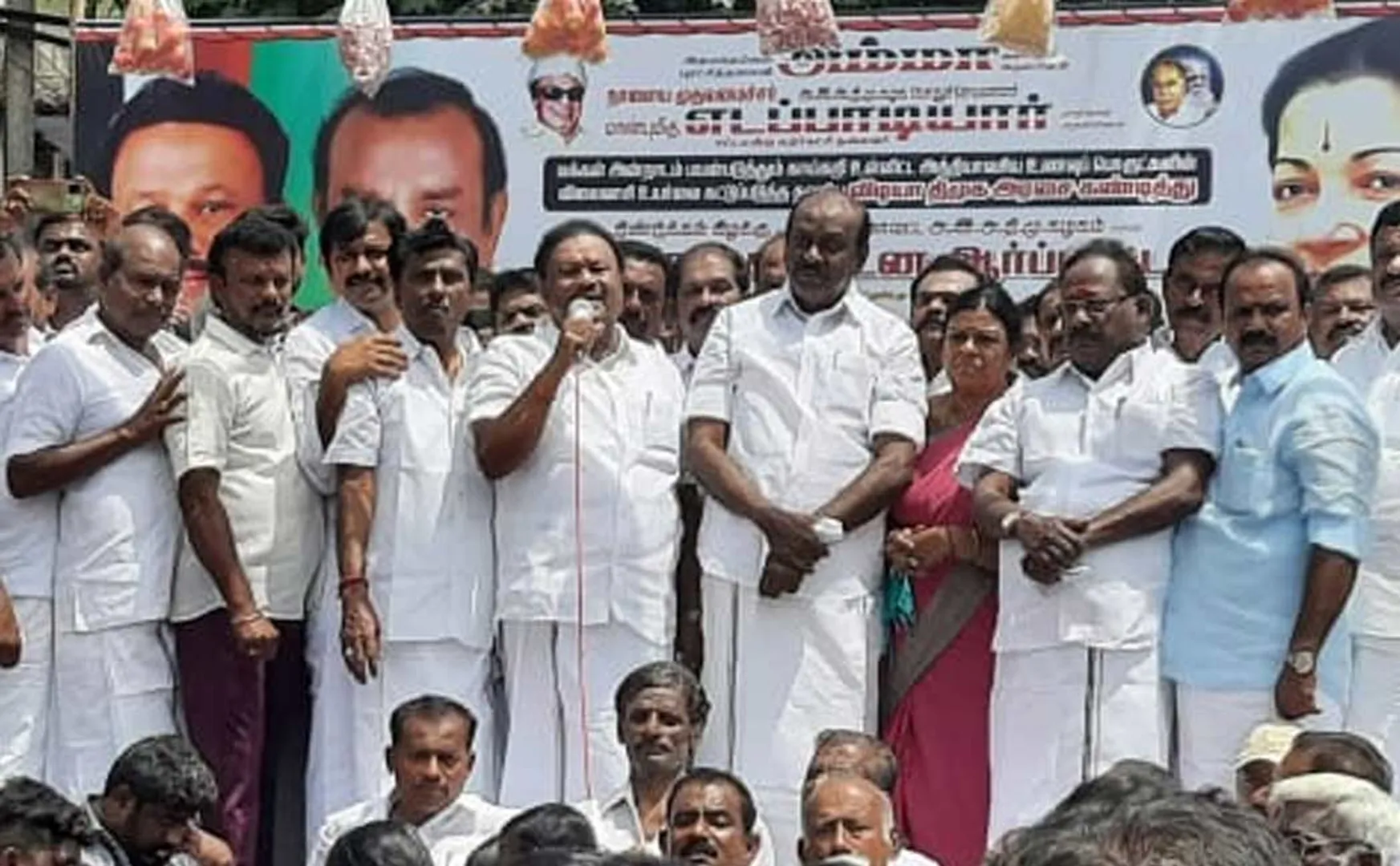 Lets make Stalin Chief Minister again in Tamil Nadu says Former Minister Srinivasan
