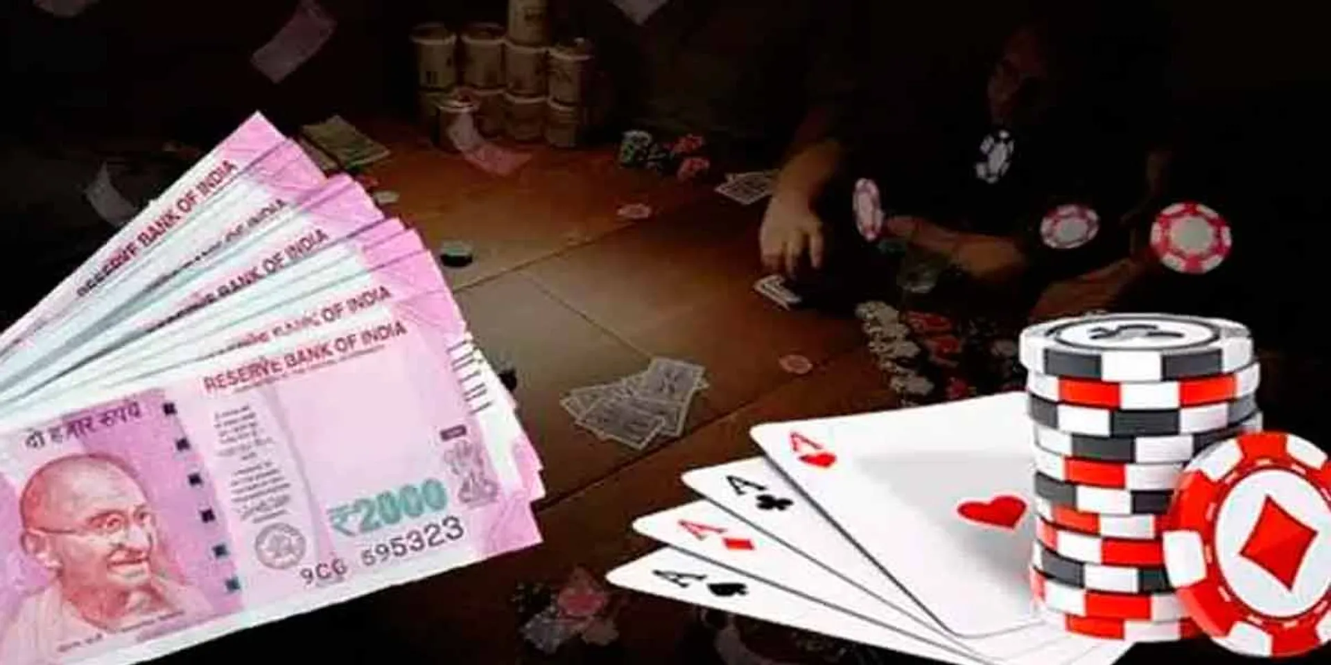 8 people were arrested for gambling with money