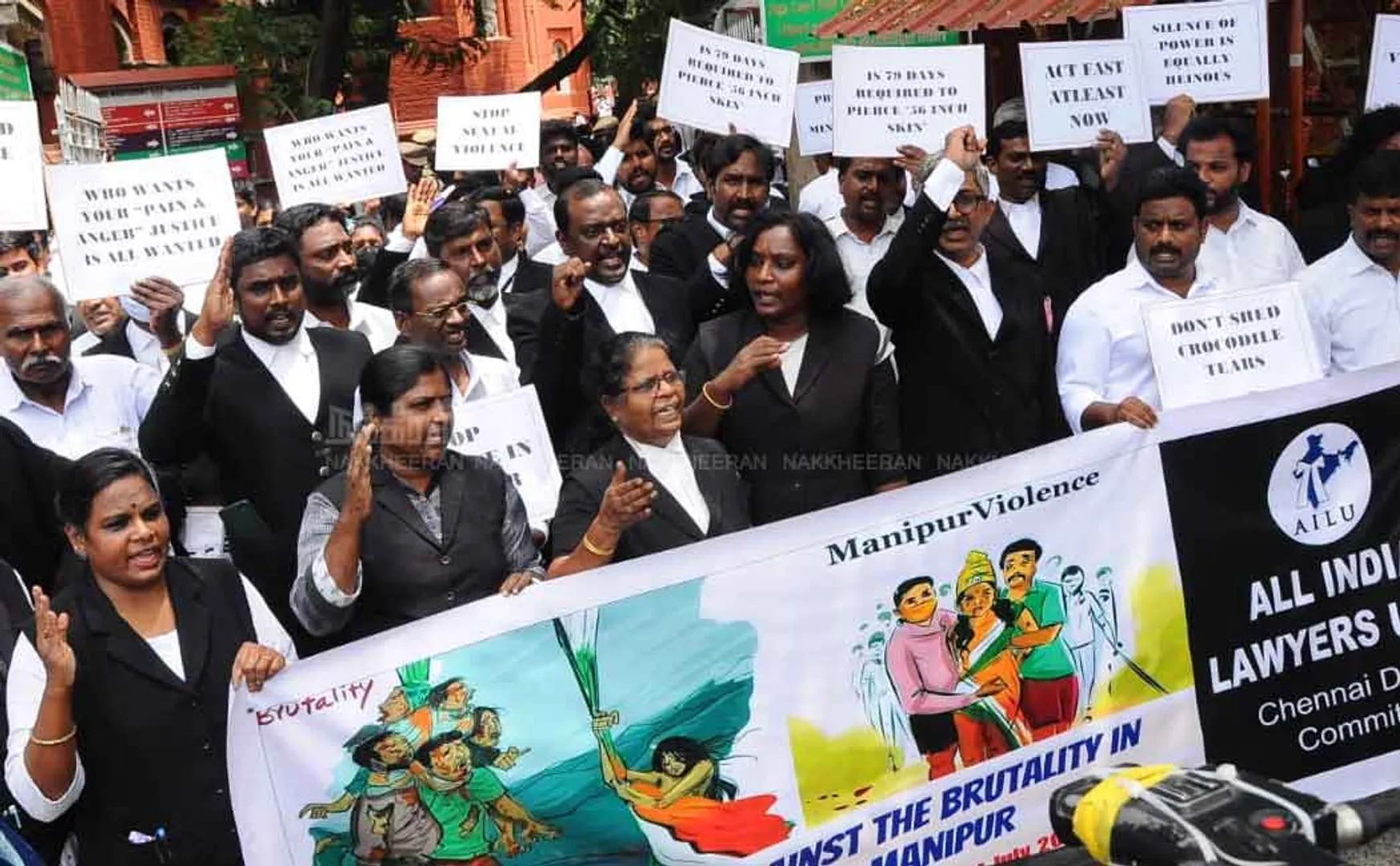 Manipur issue lawyers condemn 