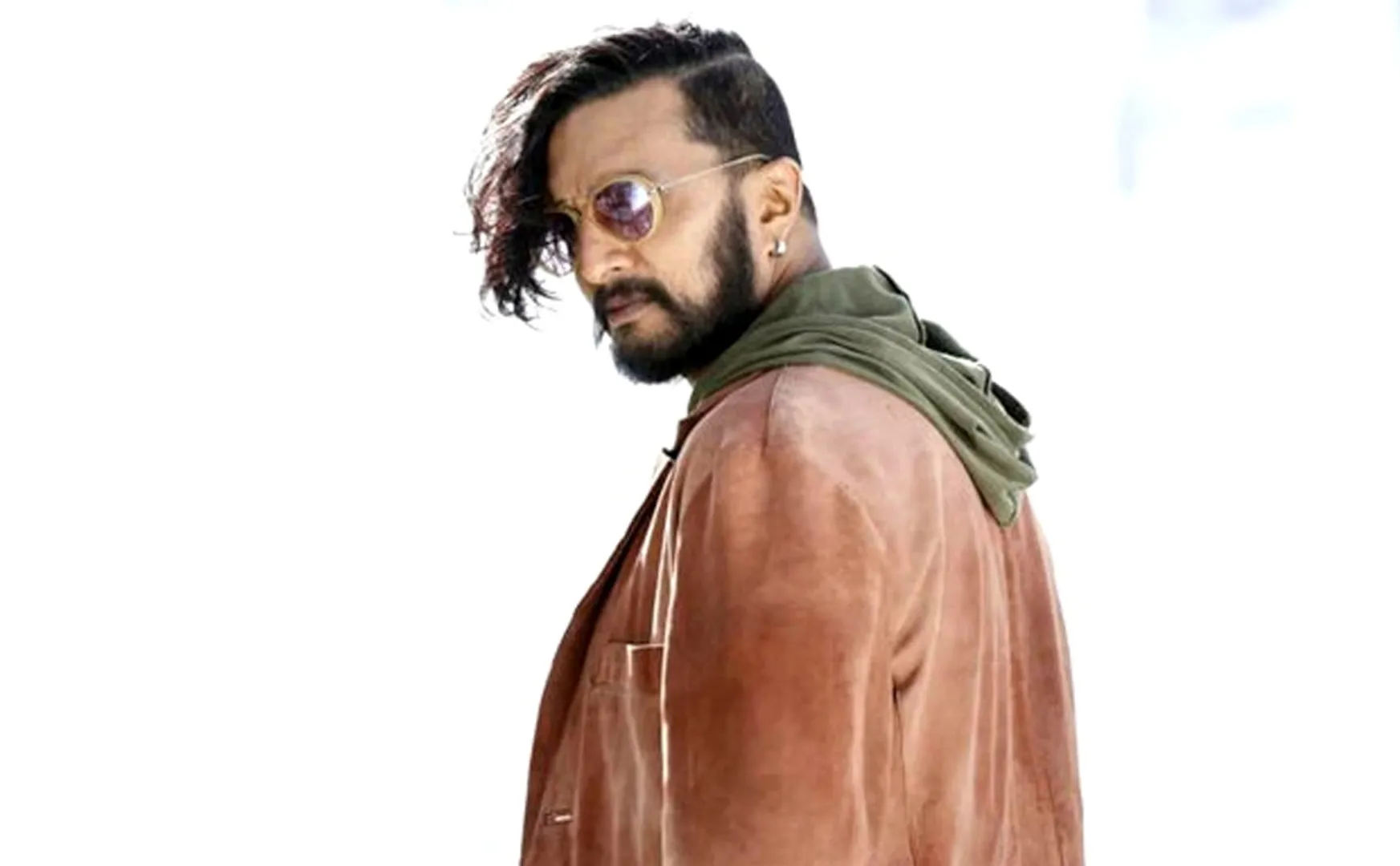kiccha sudeep hairstyle issue 