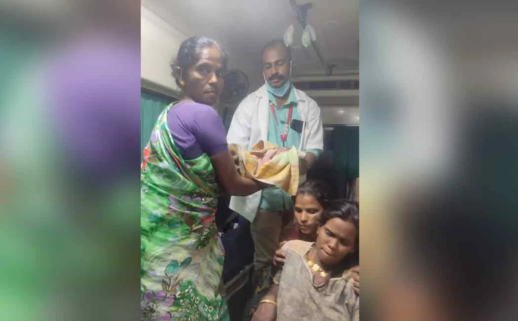 Birth at 108; Mother and child protected by medical assistant!