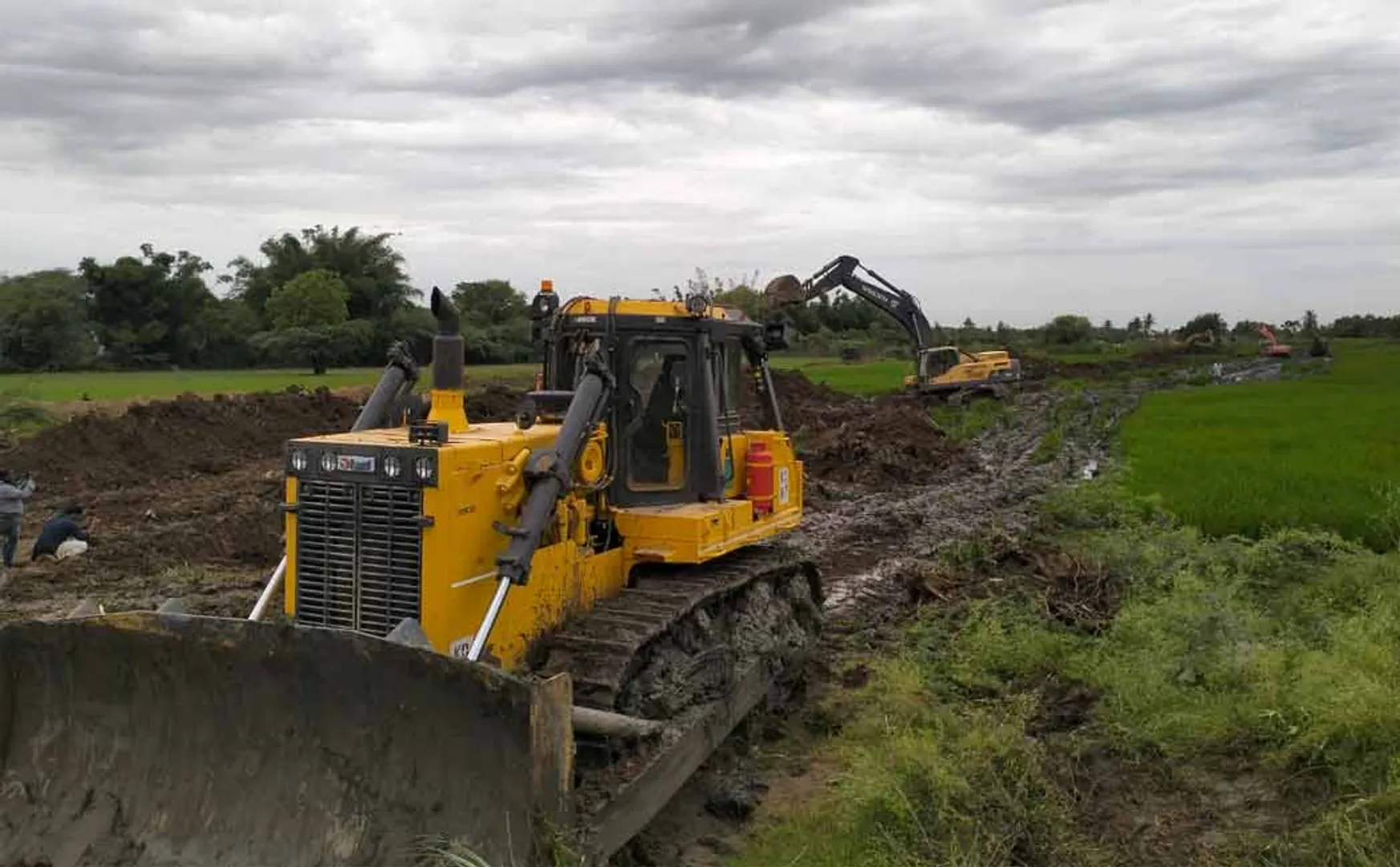 Strong opposition to NLC mine expansion by destroying paddy fields