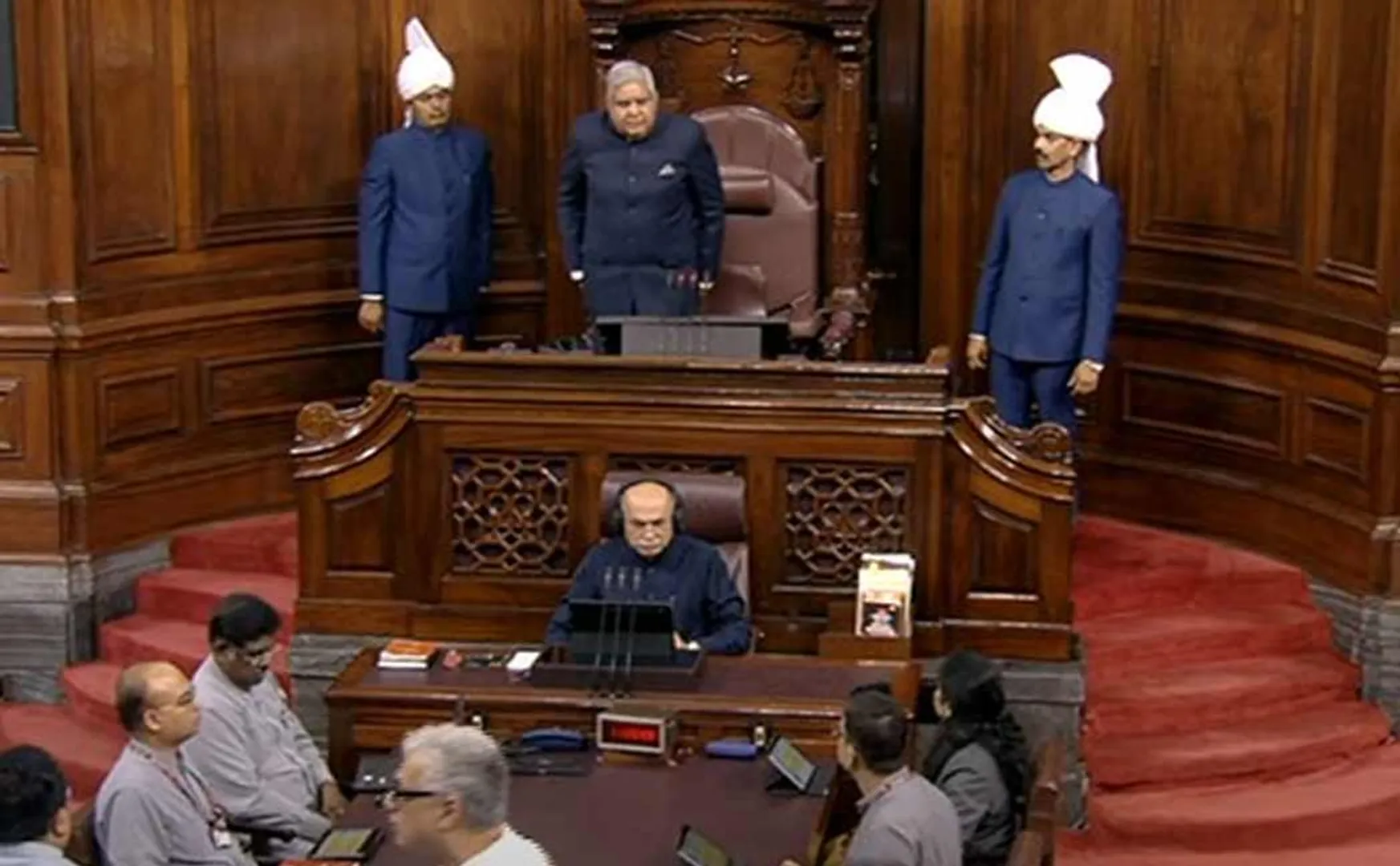 Rajya Sabha adjourned for the day