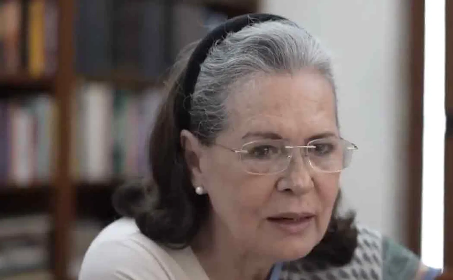 The question asked by the female farmer; Sonia Gandhi was deeply saddened