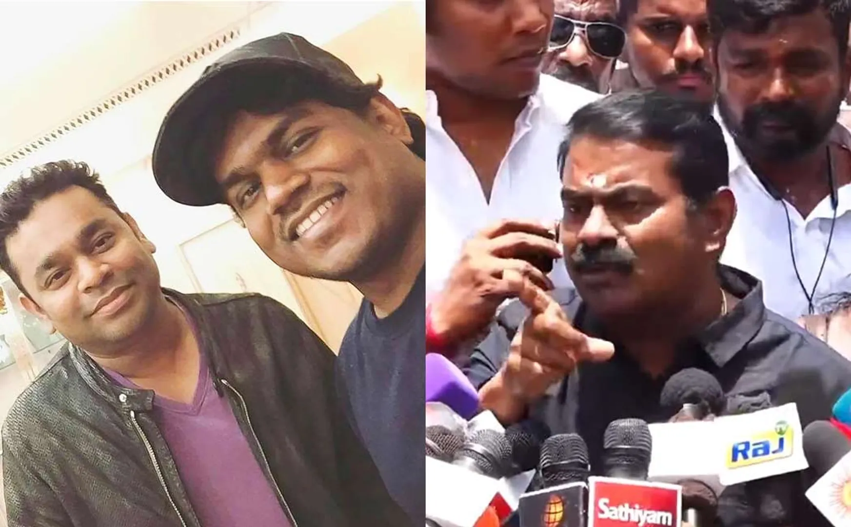 seeman about ulaiyaraaja yuvan shankar raja ar rahman 