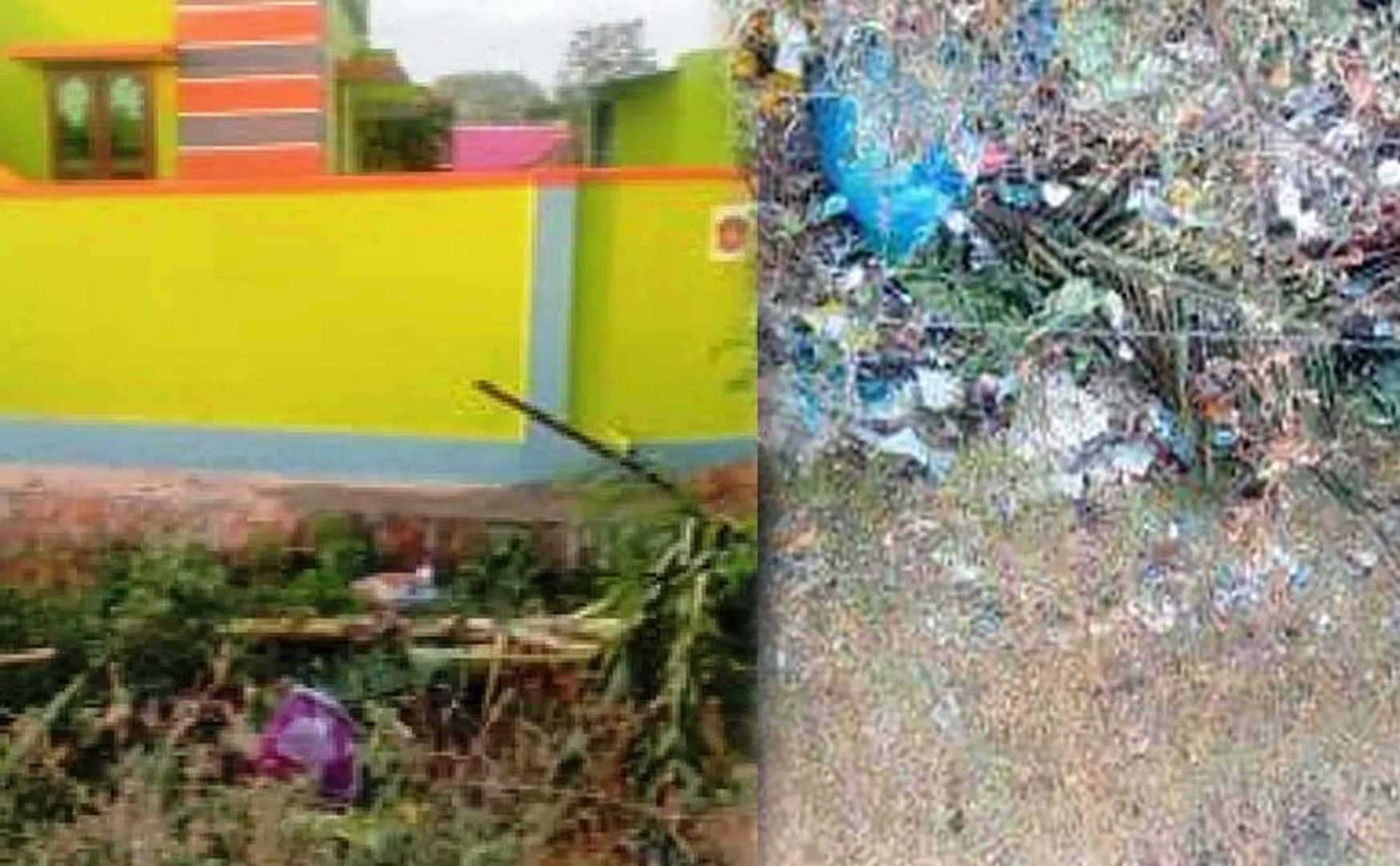 family is suffering due to dumping of waste in front of their house