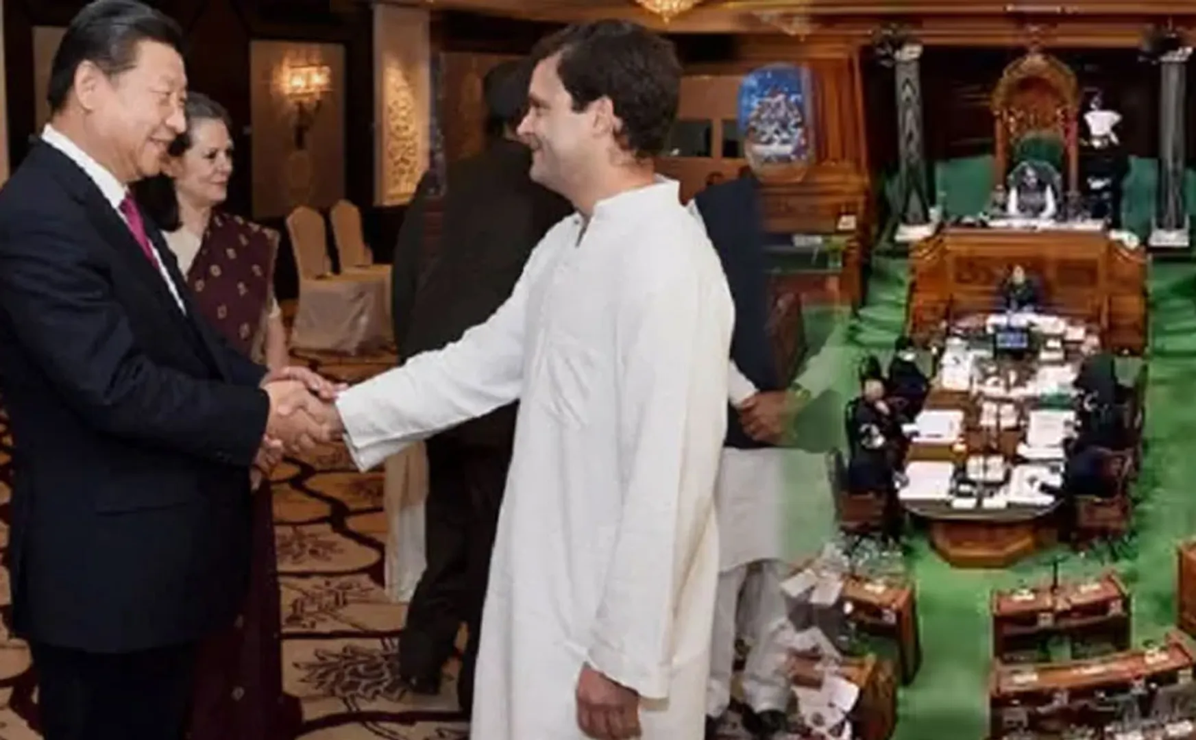 BJP questioned loksabha about China - congress relationship