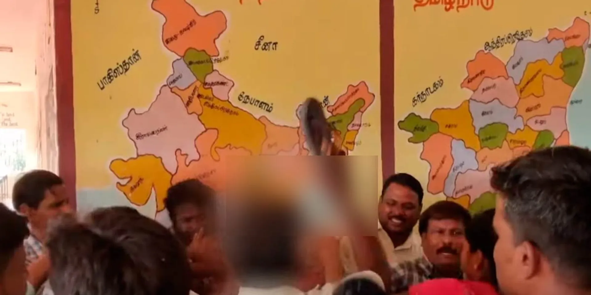 They broke into the school and threw shoes at the teacher; There is excitement in Tiruvallur
