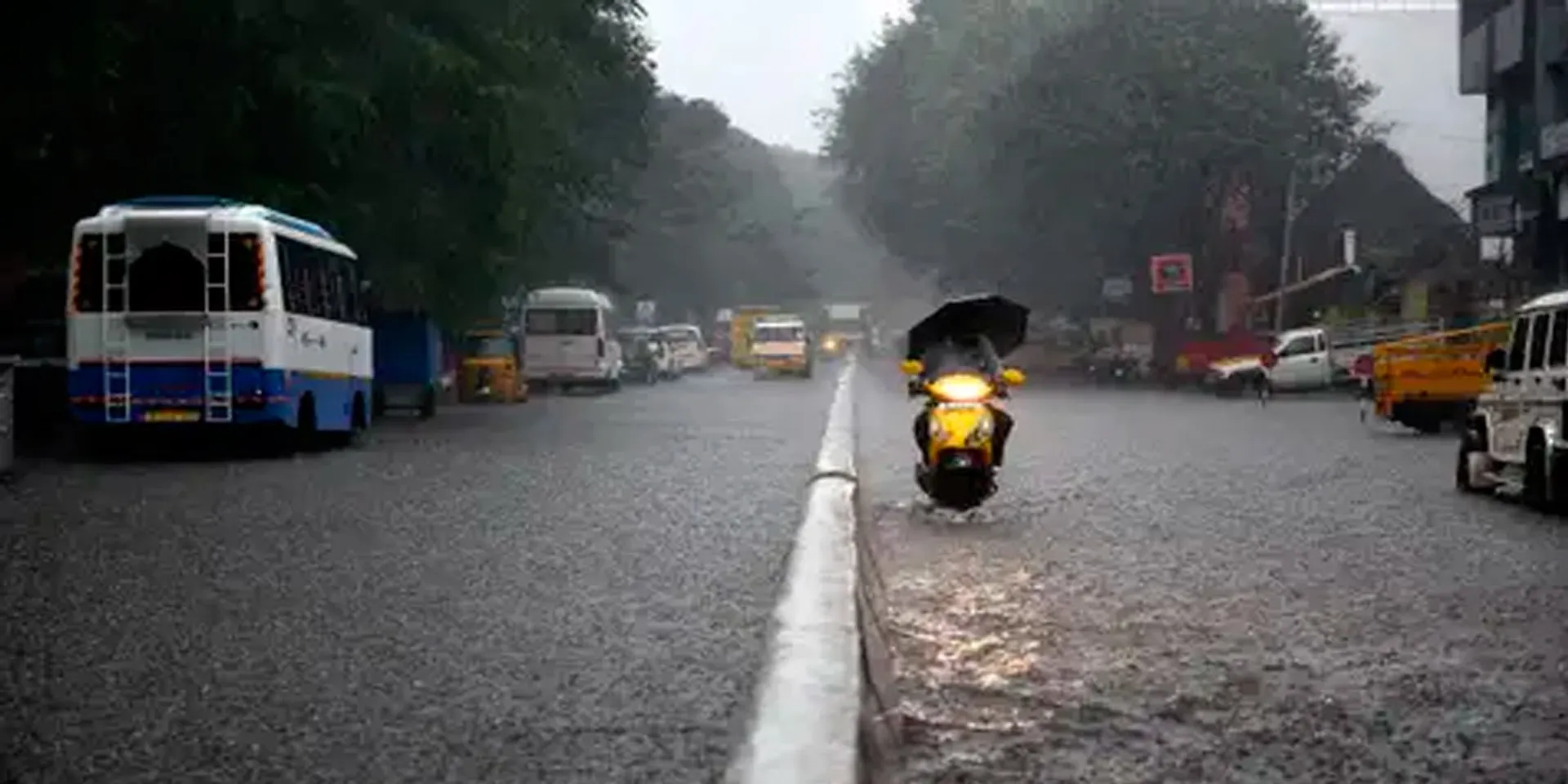 The rain cooled Chennai