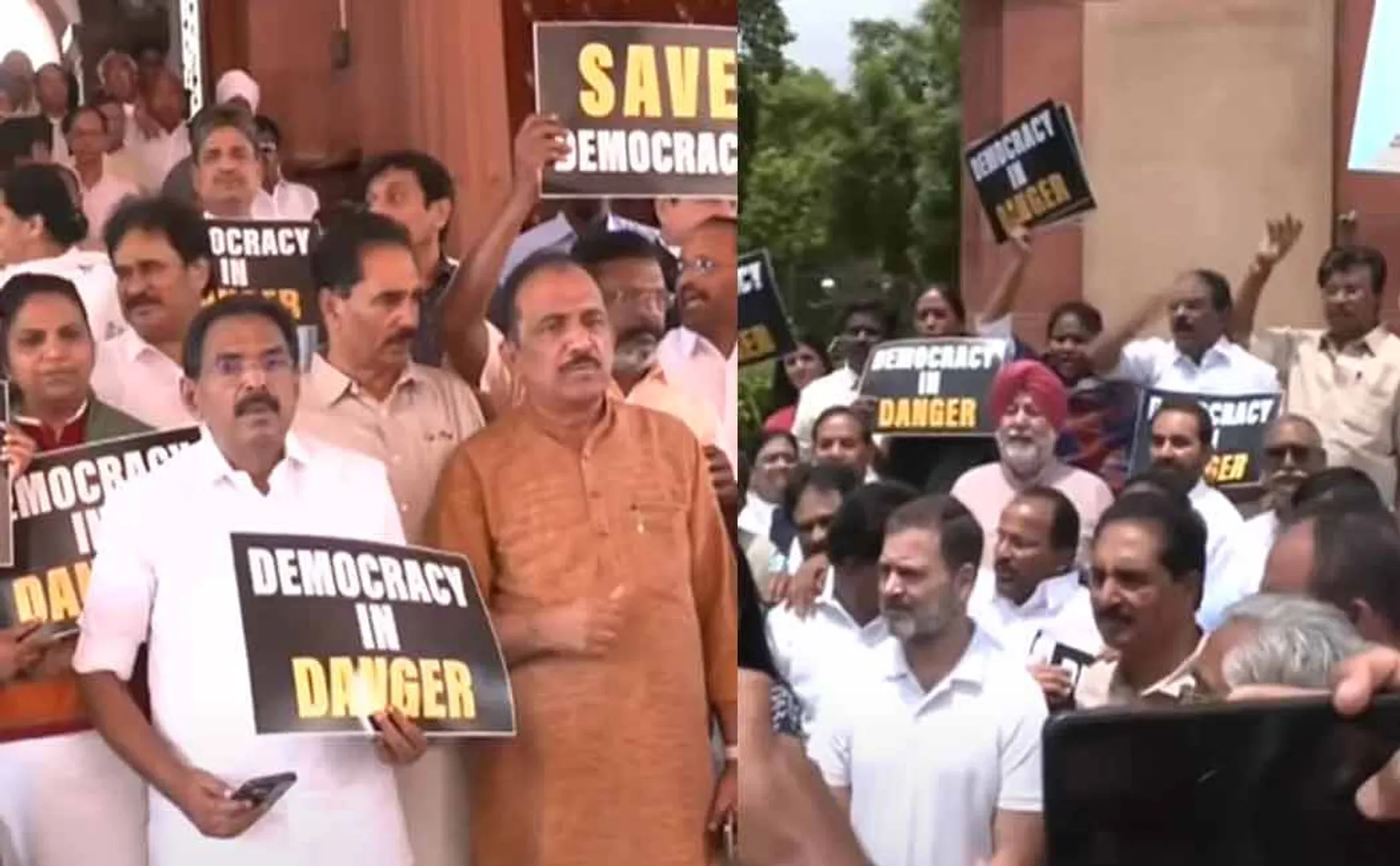 Adhir Ranjan Chowdhury suspension issue India's allies are in action