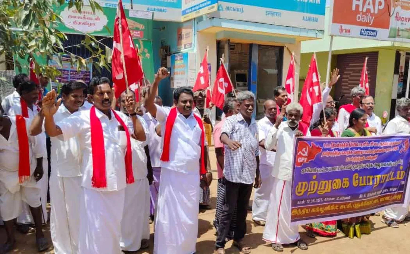 CPI Condemn central government in cauvery issue 