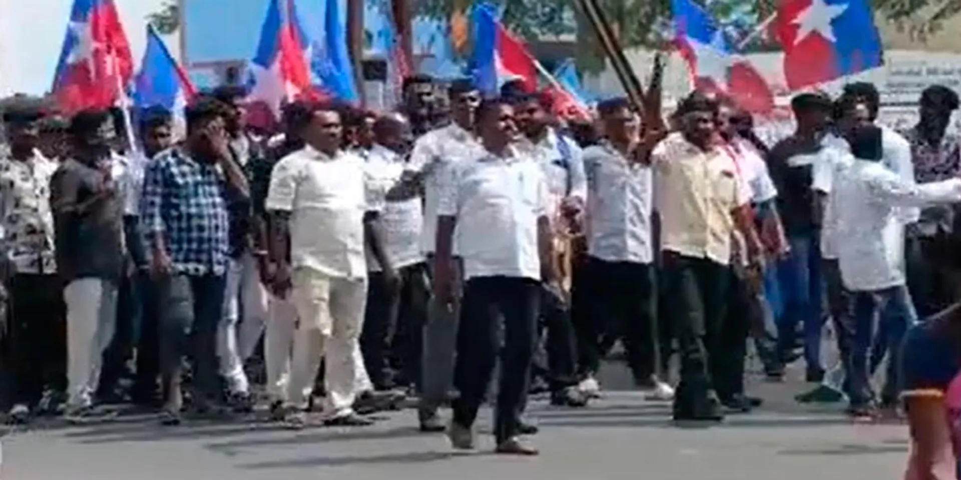 struggle rally against Nanguneri incident with members of V.C.K