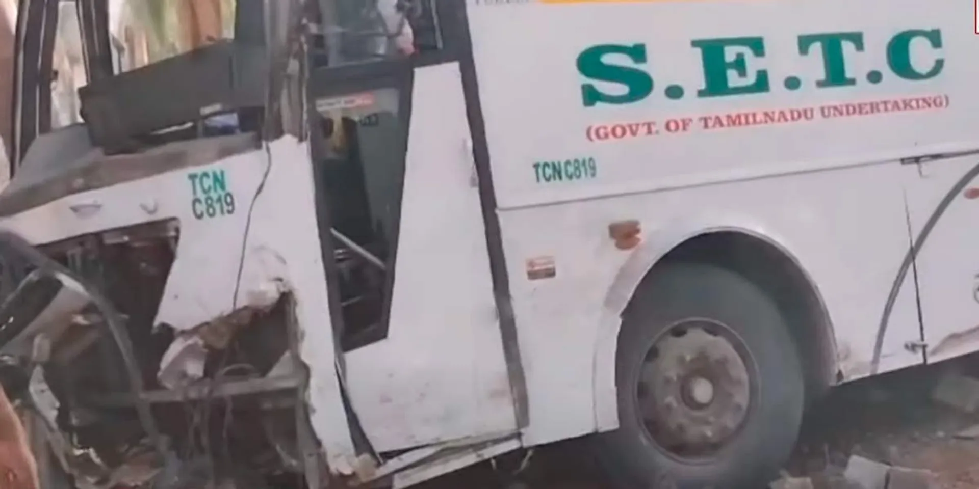 SETC bus incident; Two people were lost their live while waiting for the bus on the roadside