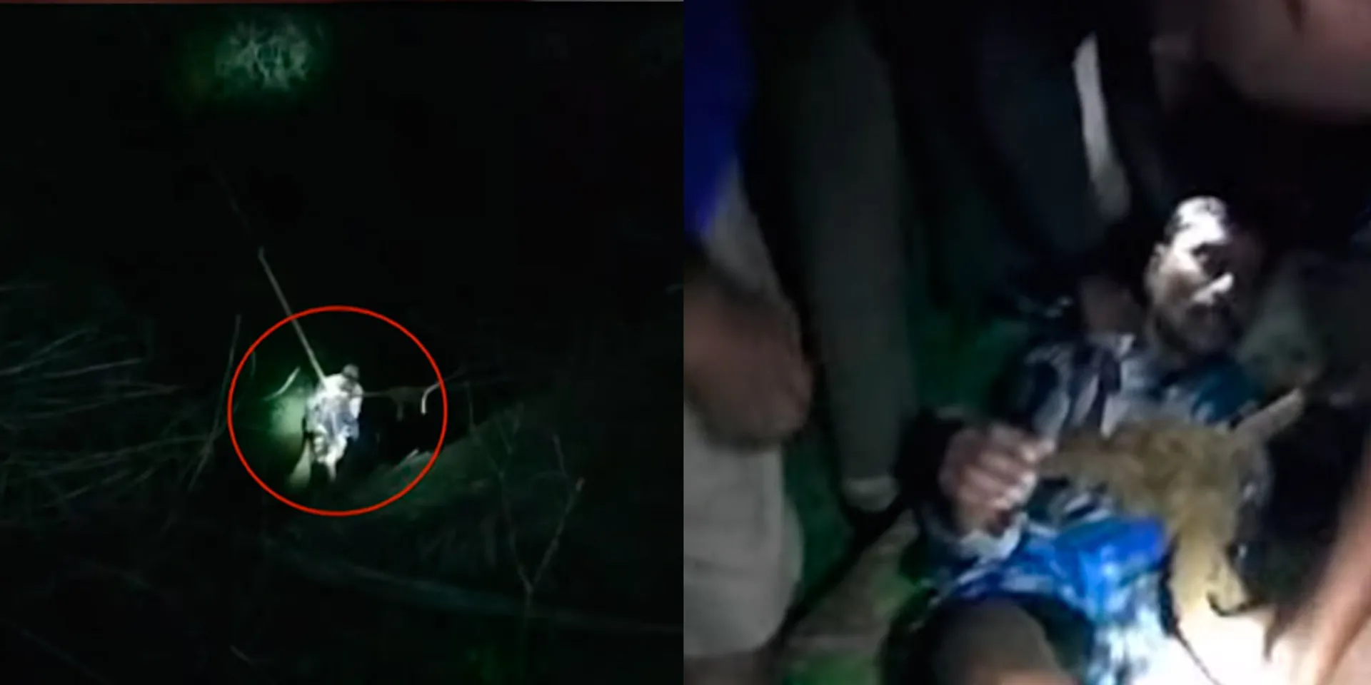 Thieves who ran blindly and fell into a well; Rescue police investigation