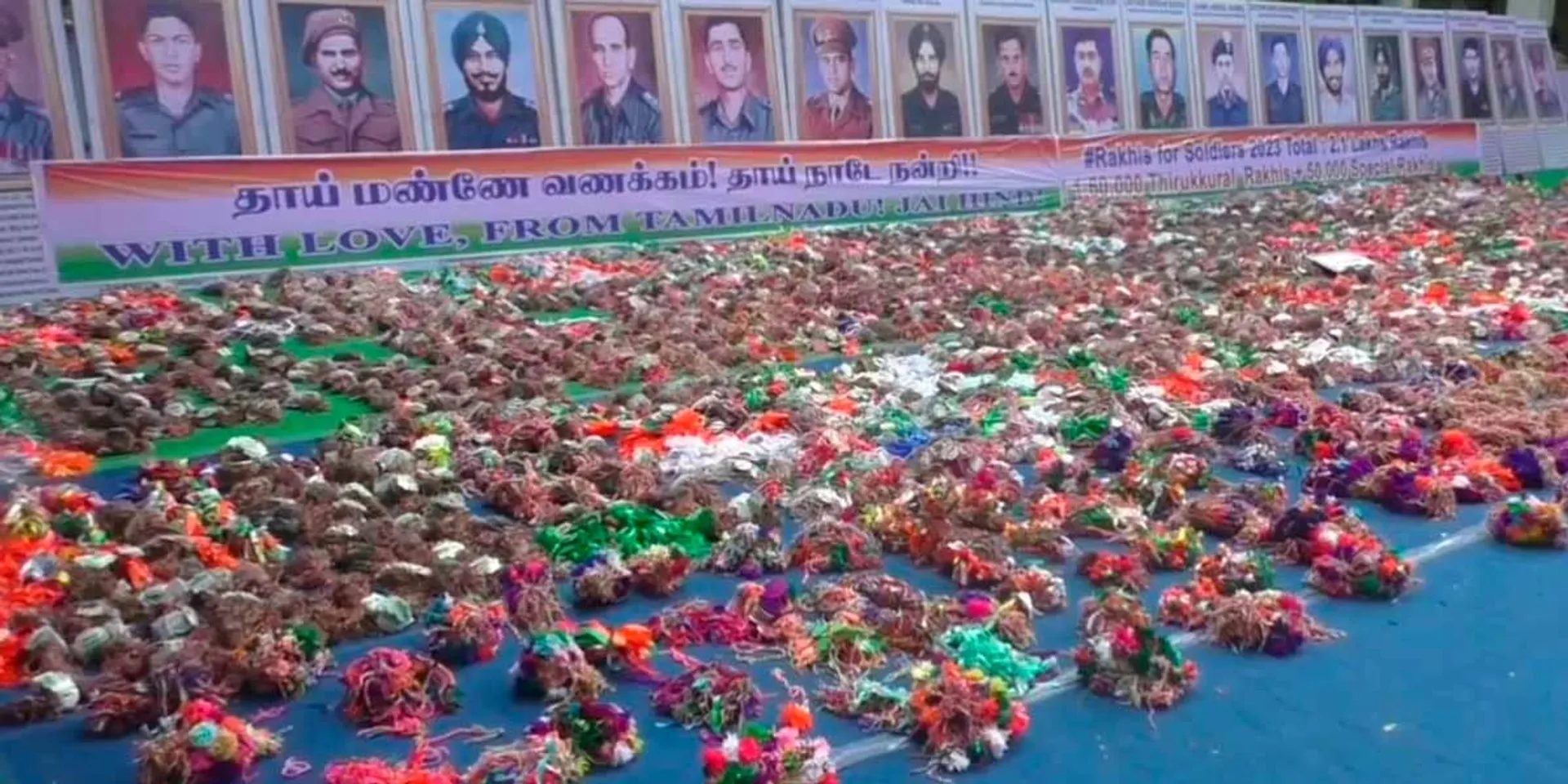 Dispatch of Thirukkural-engraved Rocky ropes to Tri-Army soldiers