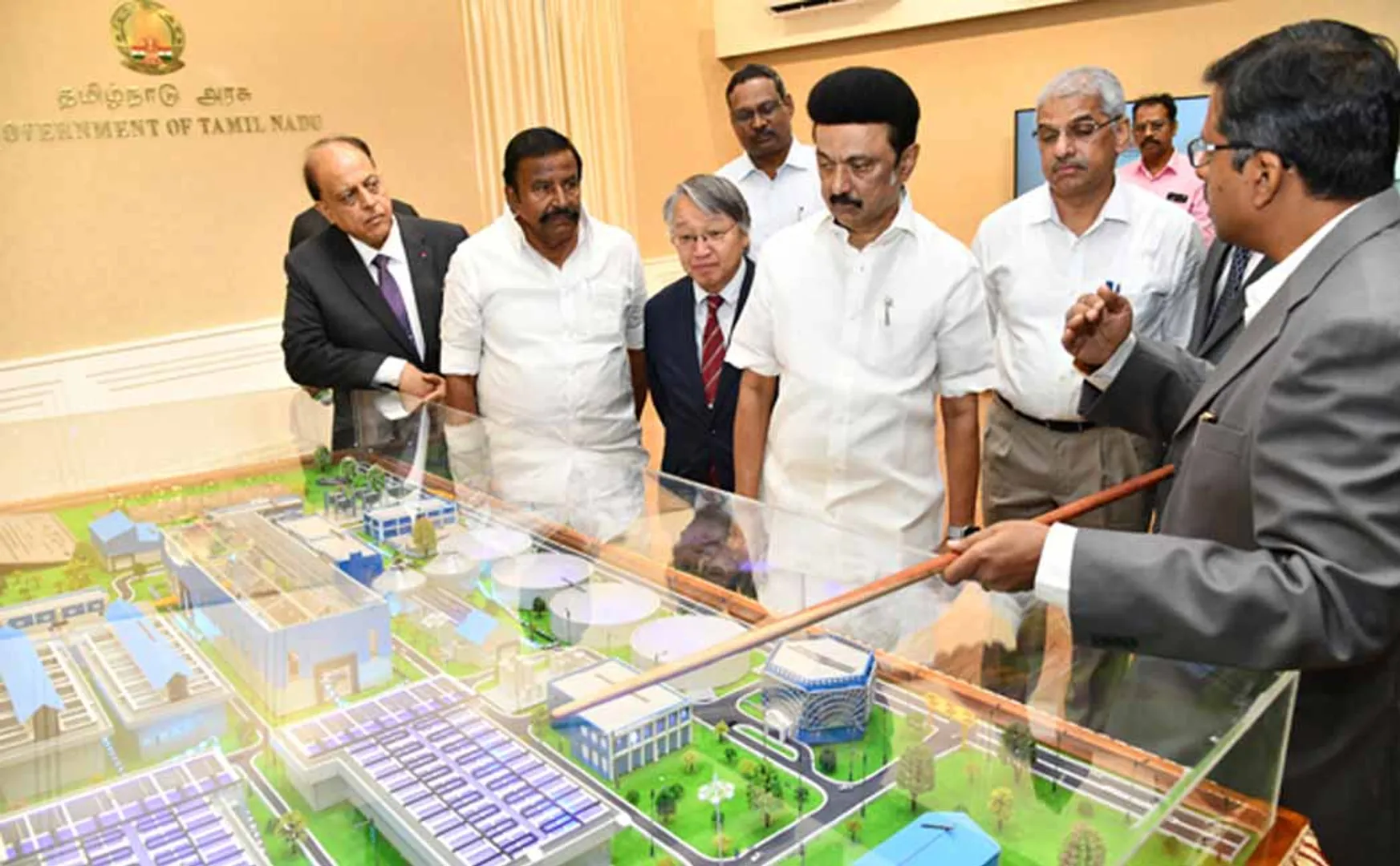 Construction of seawater desalination plant Aadikal Natya Chief Minister