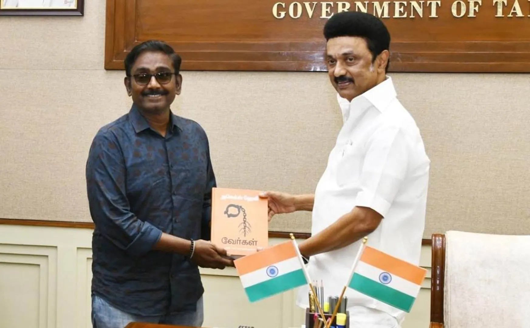 vasantha balan meets cm stalin 