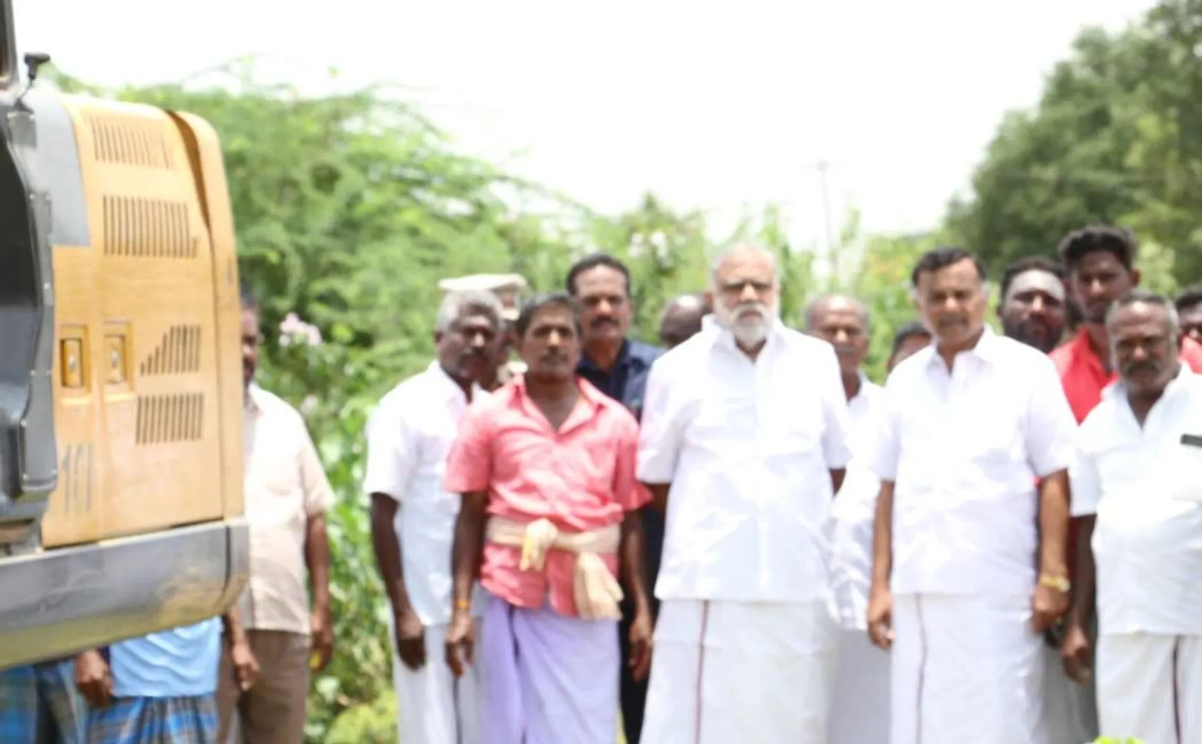 I.Periyasamy cleared the 41-acre Sanganankulam at his own expense