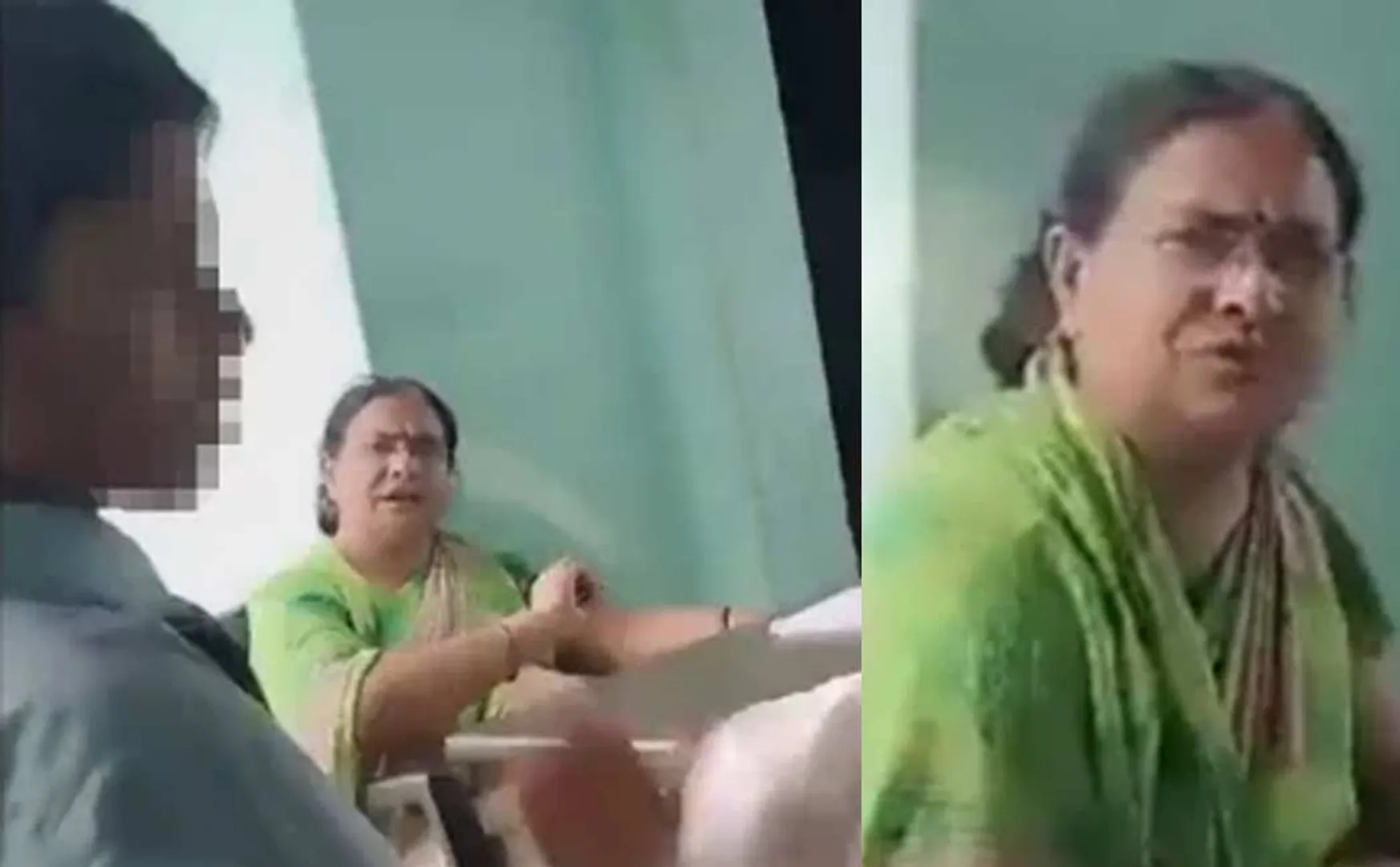 teacher who provokes his fellow students and tells him beat student
