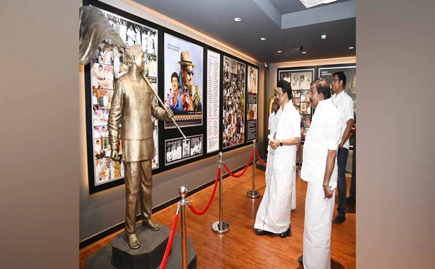 Chief Minister M.K.Stalin visited the kalaignar kottam