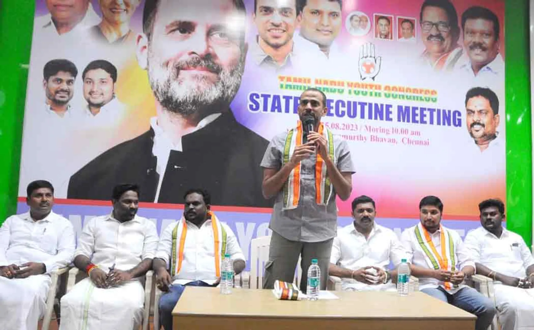 Congress youth in charge who challenged Annamalai