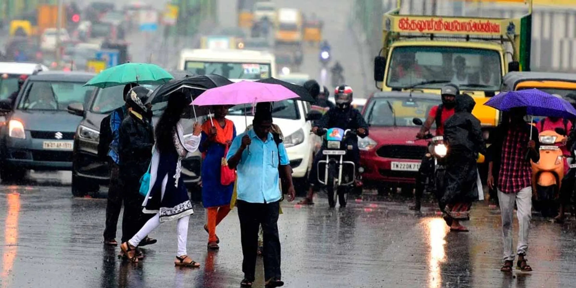  Widespread rain in Chennai