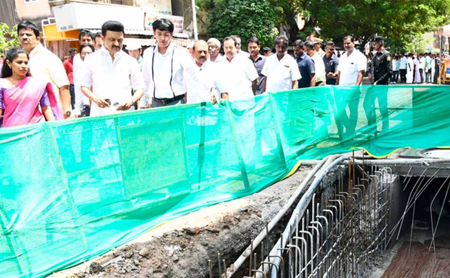 The Chief Minister will inspect the rainwater drainage works tomorrow