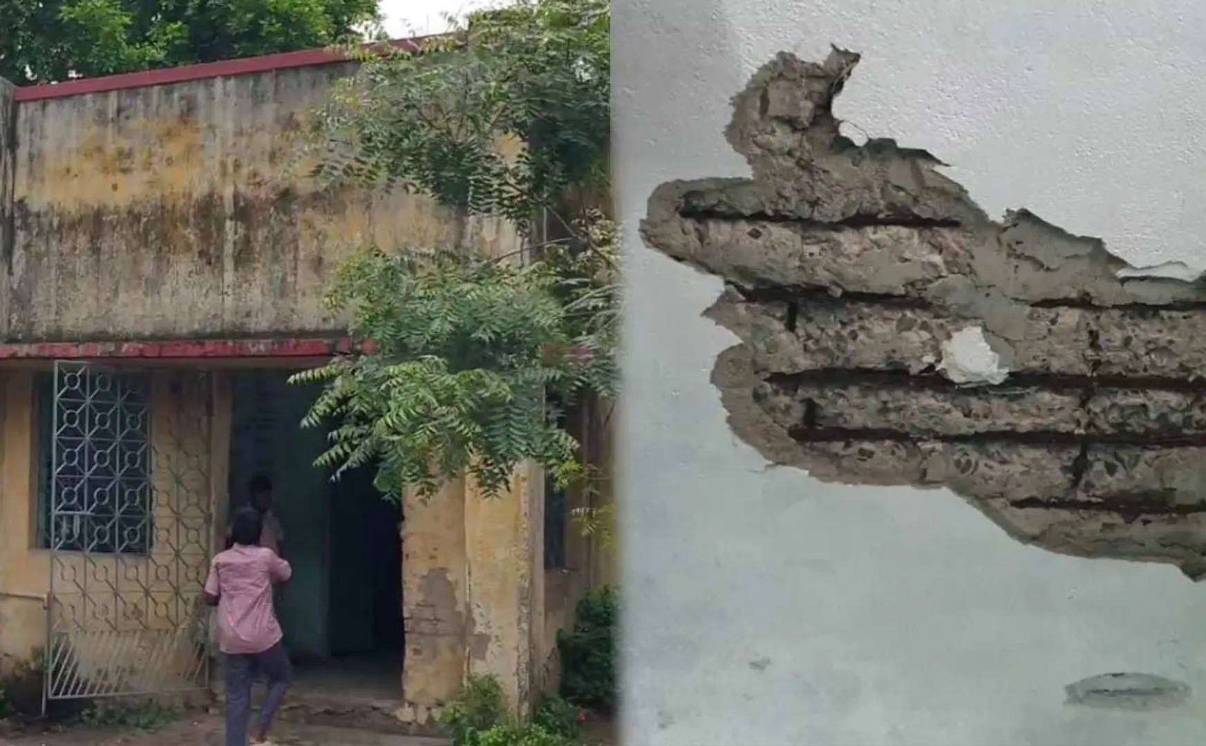 Poonamallee govt school has classroom building in bad condition