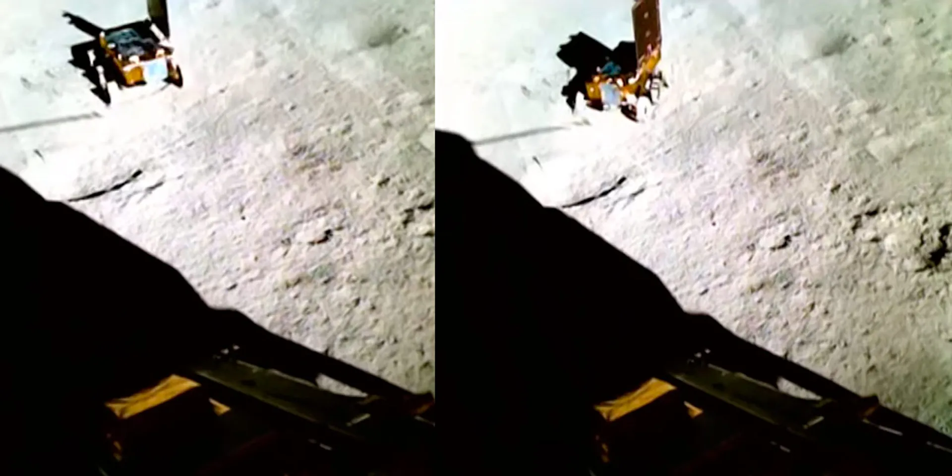  Rover running and playing as a child; ISRO describing the lander that took the video as mother