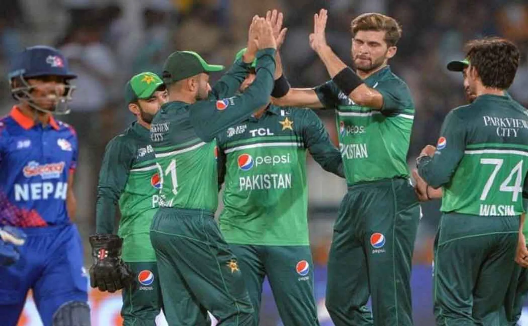 Asia Cup; Pakistan won the first match by 238 runs
