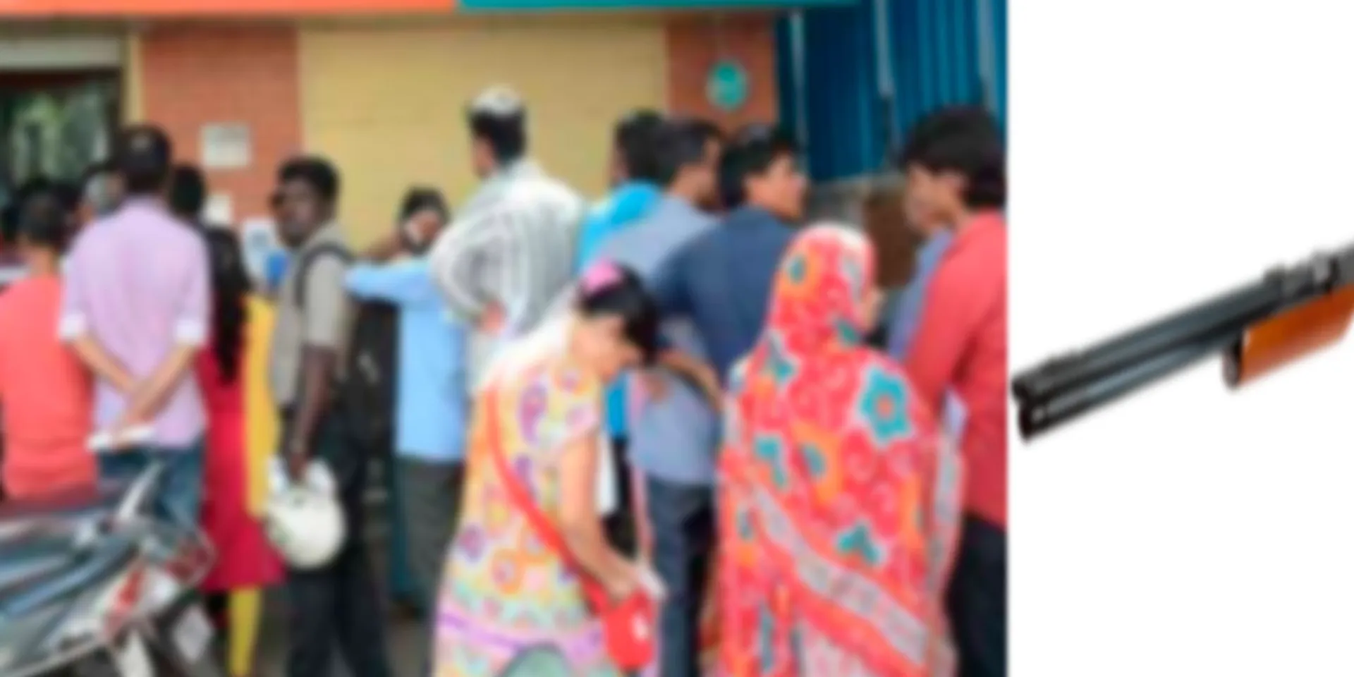 Tragedy befell the security guard who wiped his gun; Busy at the ATM filling company