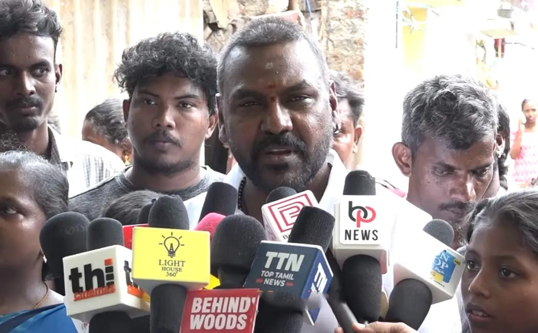 raghava lawrence latest press meet 