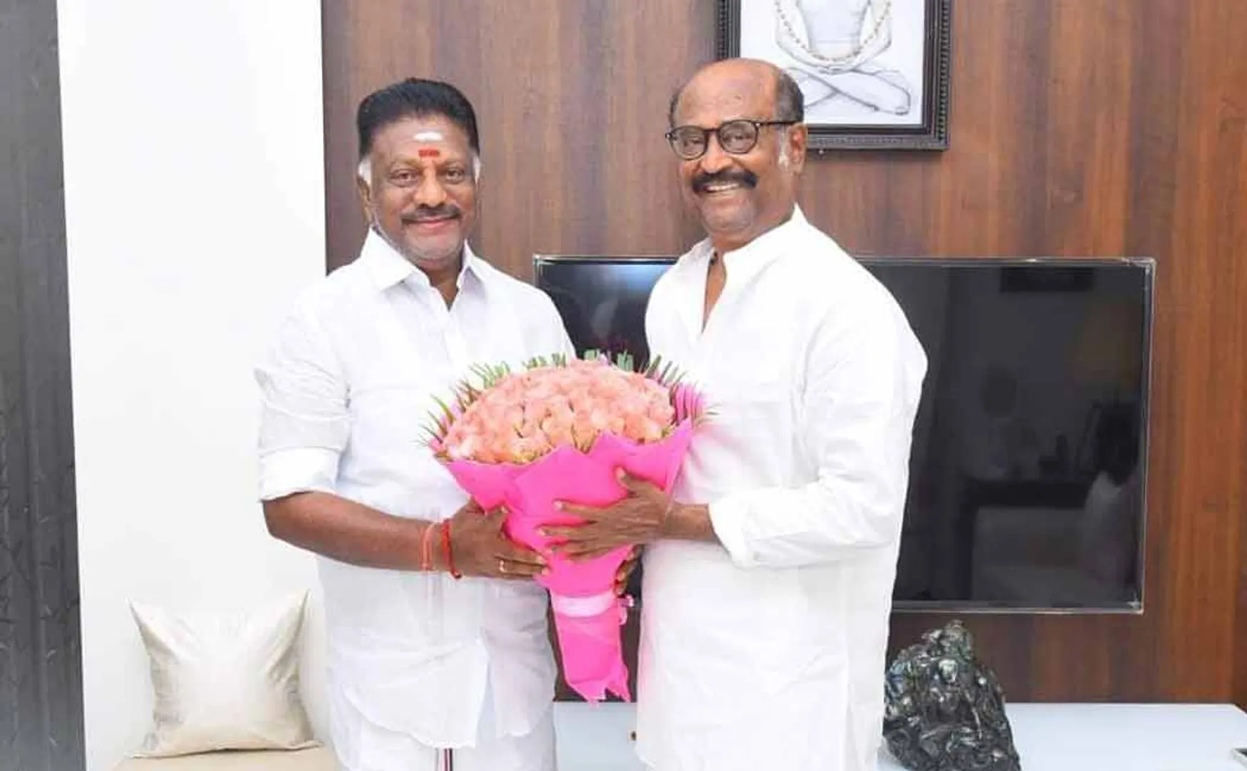 Meeting Rajini brought happiness and contentment O Panneerselvam