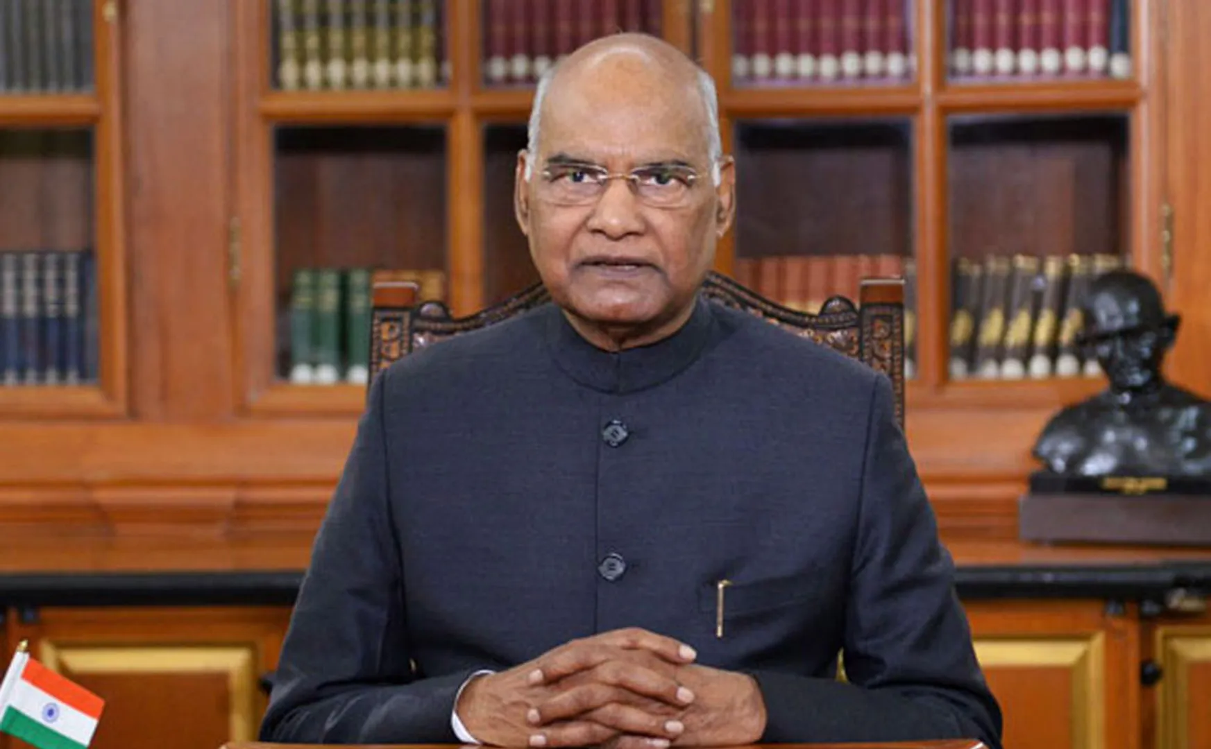 Legal officials consult with Ram Nath Kovind
