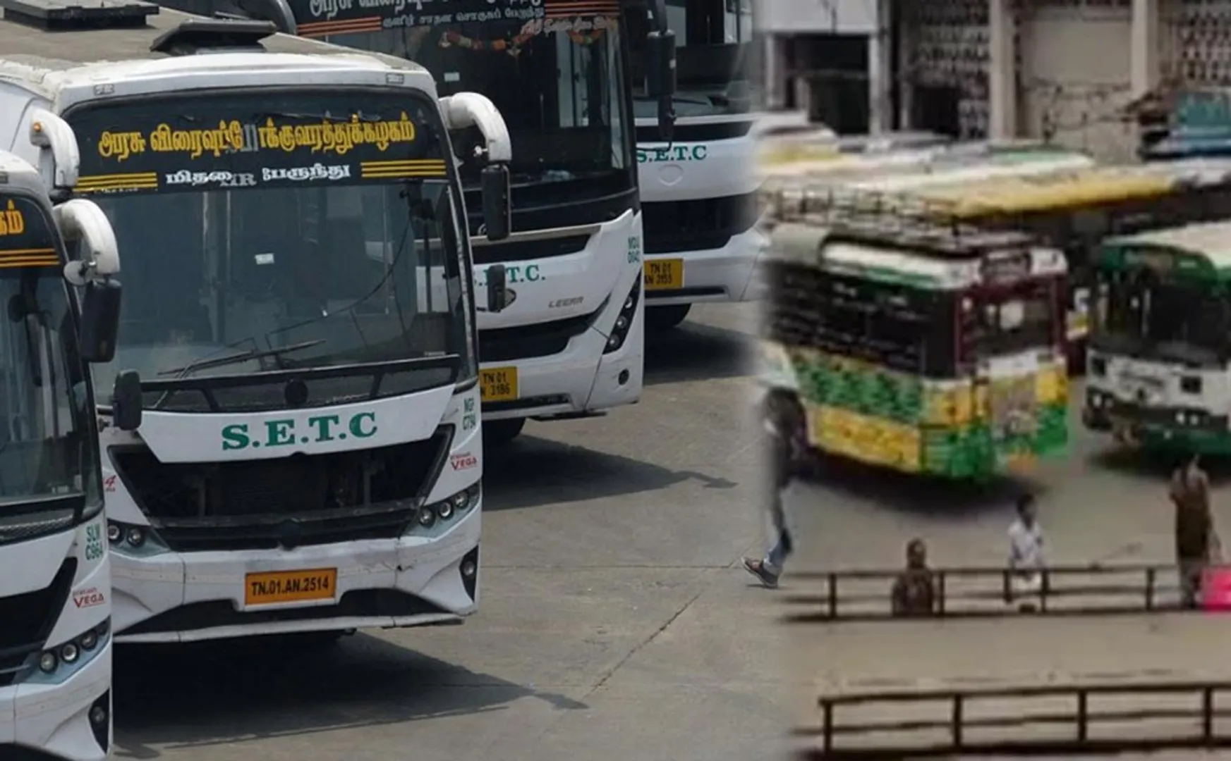 Tamil Nadu buses stopped due to Chandrababu arrest in Andhra Pradesh
