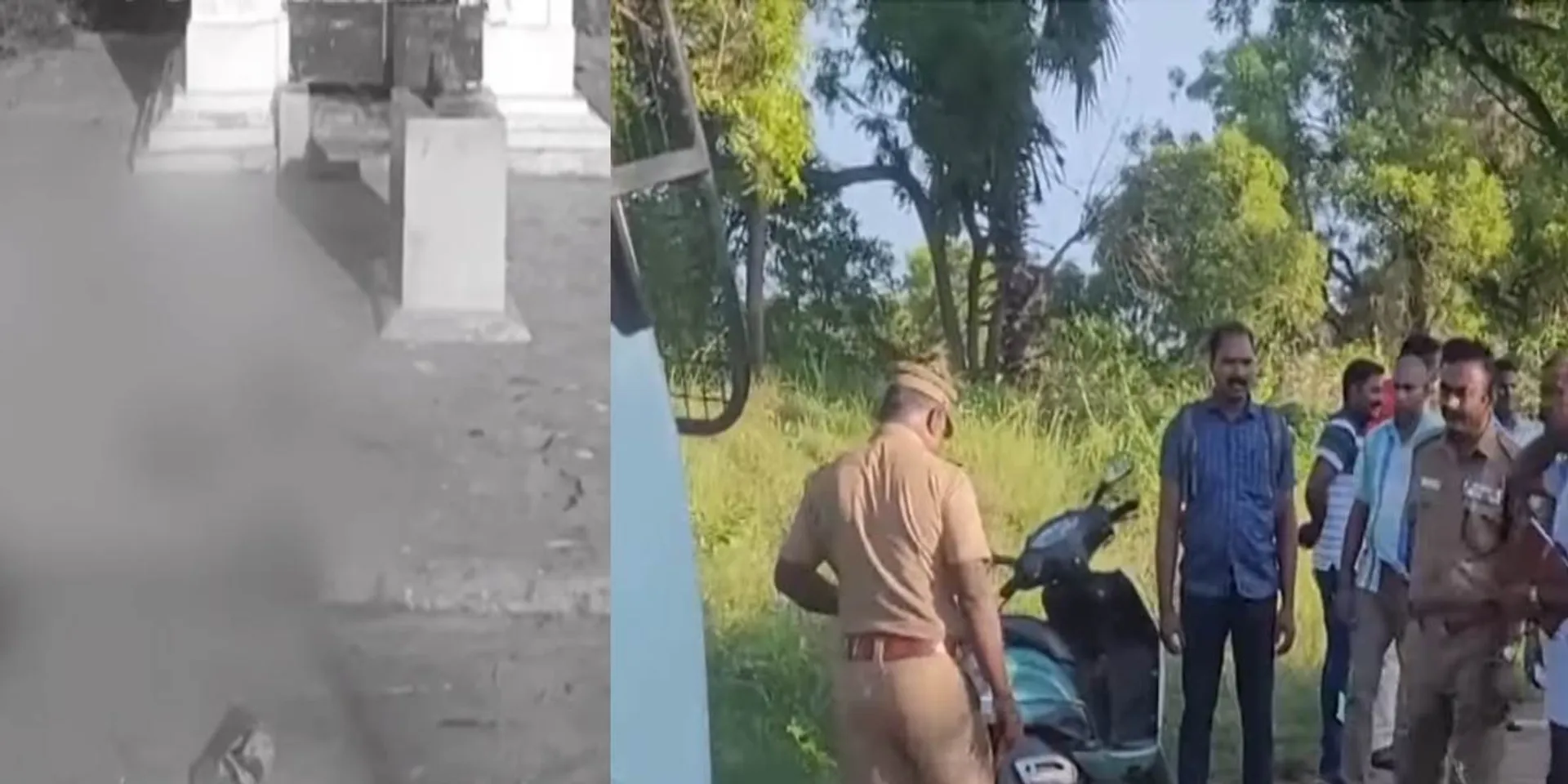 The incident with which the young man's trouble before the temple; Police investigation