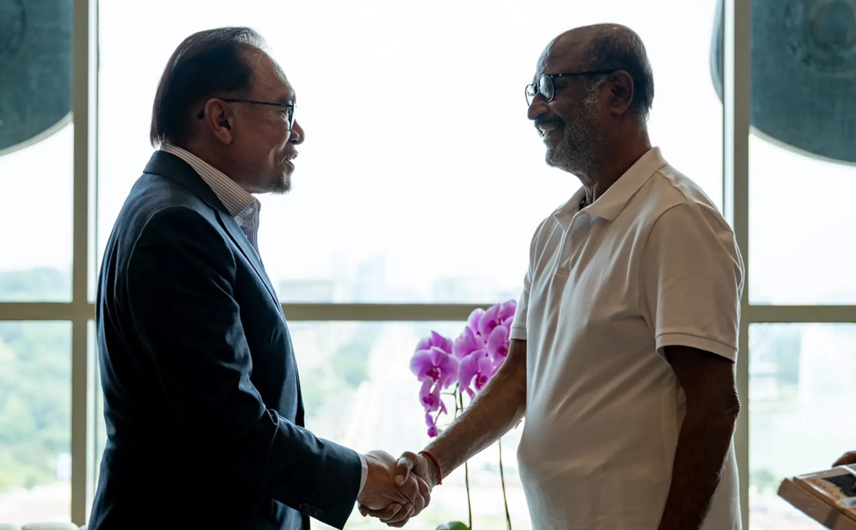 rajini meets malaysia pm 