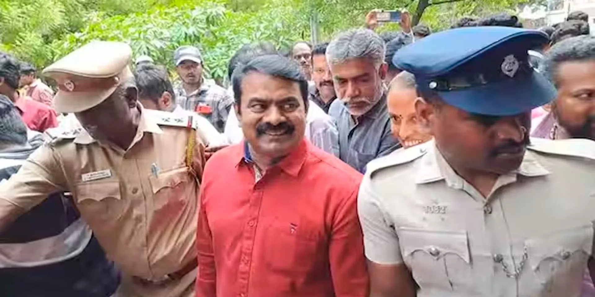 Seeman appeared in the Erode court