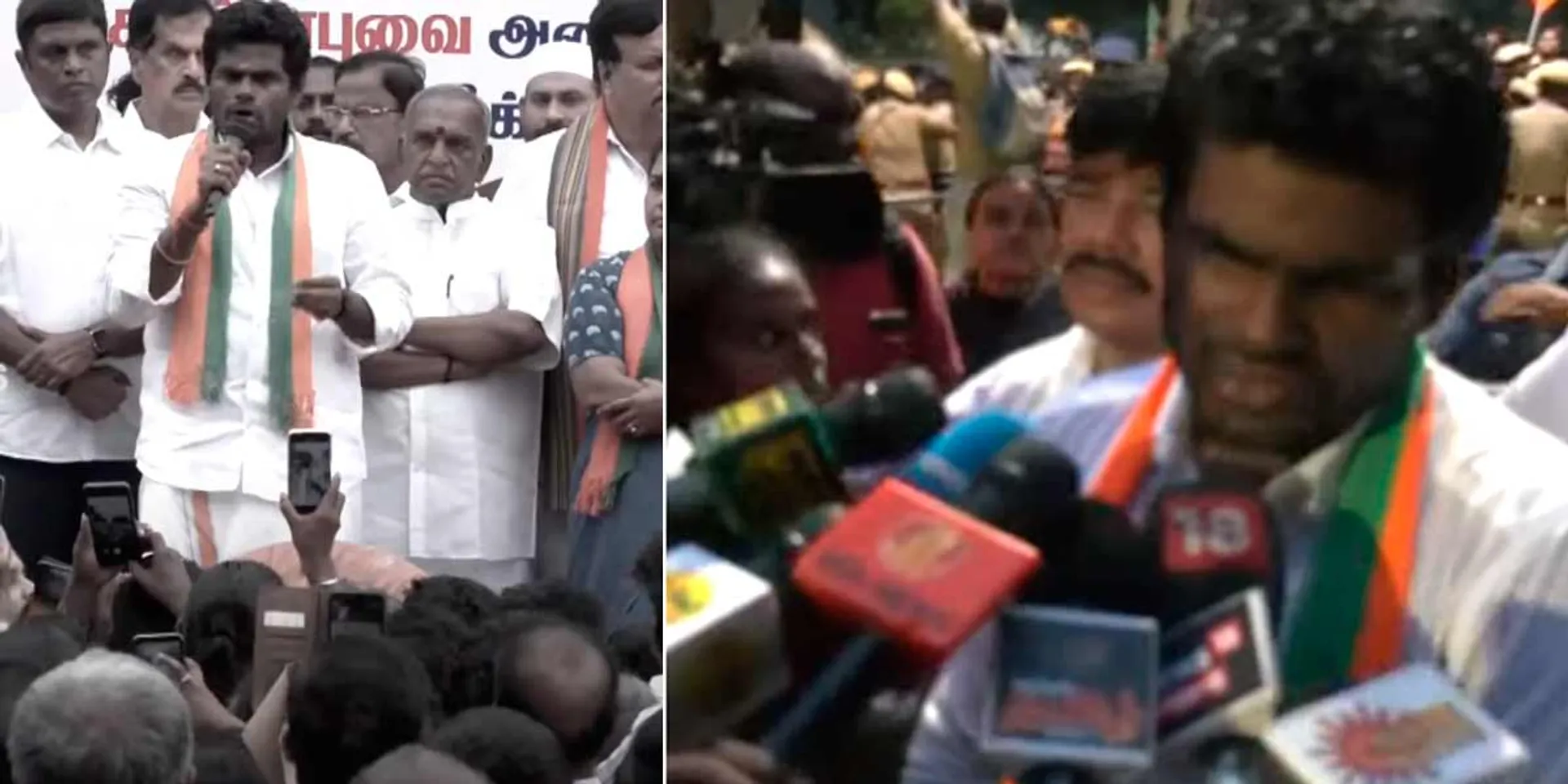 Case against Annamalai in 4 sections