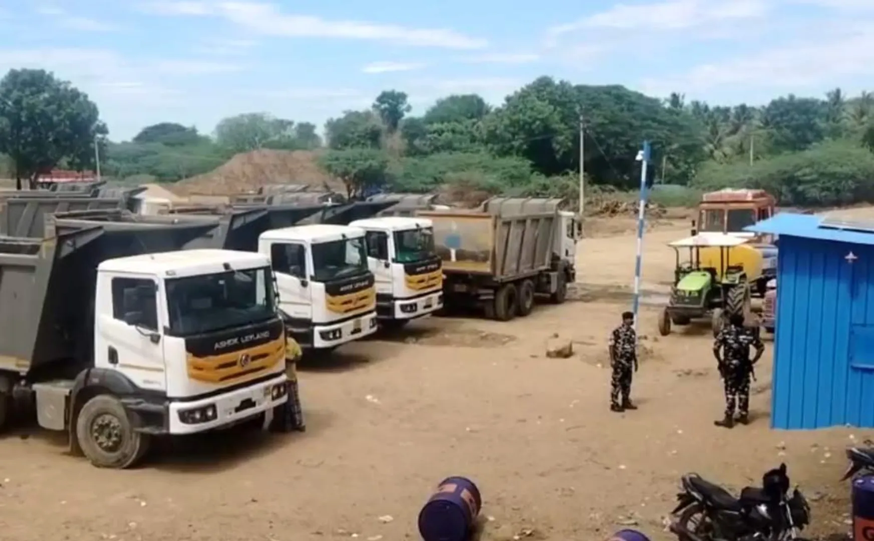 Enforcement Directorate raids sand quarry in Trichy