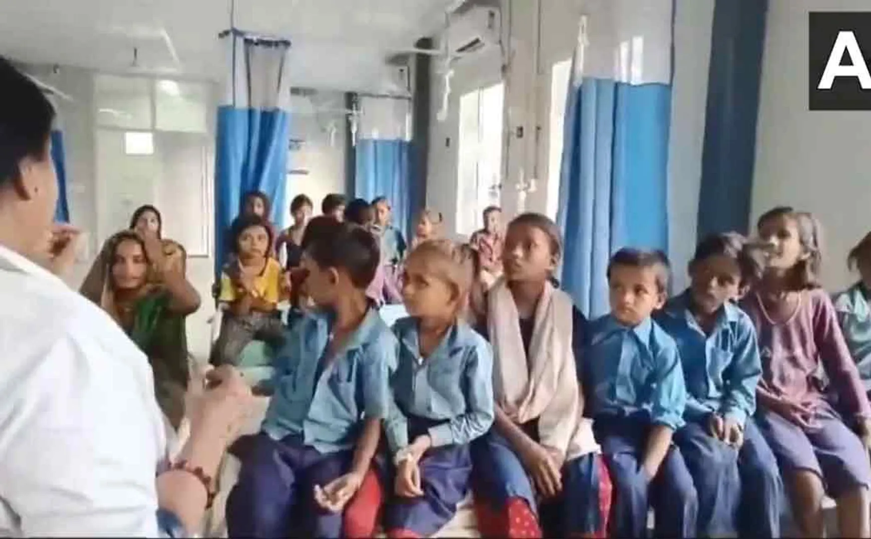 children fall sick after mid day meals and they found chameleon in food